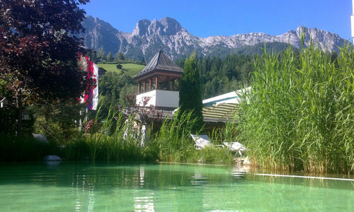 Hotel der Löwe Aussenansicht Naturpool