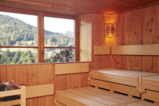 Blick Von Der Sauna Auf Die Berge C Tobias Burger Bio Hotel Oswalda Hus Kleinwalsertal Hotels 0