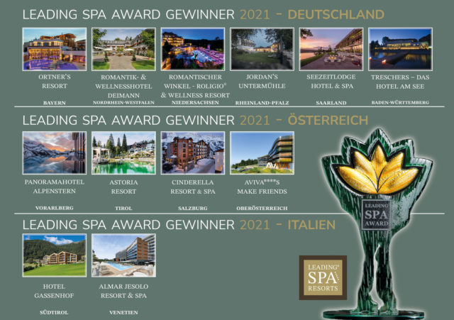 Leading Spa Awards 2021: Die GewinnerInnen stehen fest