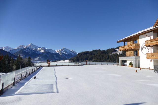 Traumhafte Winterlandschaft Direkt Vor Der Tuere Des Hotel Bergblick Hotel Bergblick
