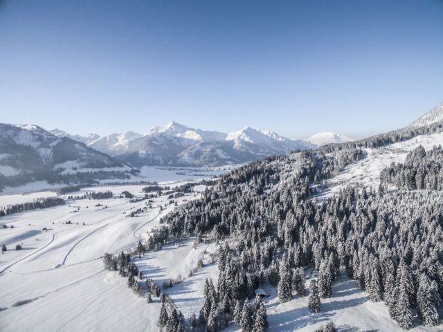 Verschneite Winterlandschaft Hotel Bergblick