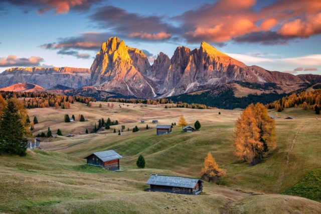 Goldener Herbst In Den Bergen Cavallino Bianco Family Spa Grand Hotel 0