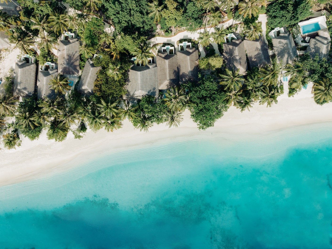 Nova Maldives Beach Villas Aerial