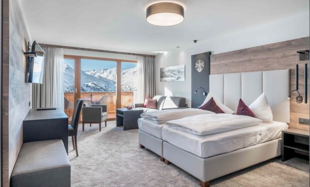 Suite Gletscherblick Im Ski & Wellnessresort Hotel Riml (c) Alexander Maria Lohmann