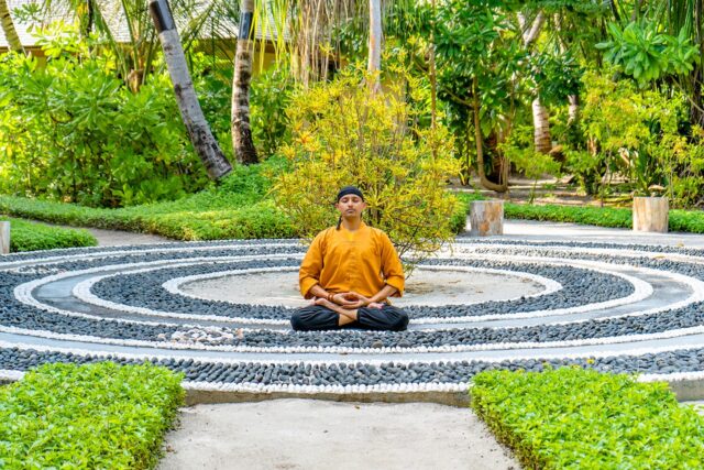 Nova Maldives Kung Fu Meister Sifu Aniket Lotusposition Copyright Maldives Insider, Sifu Aniket