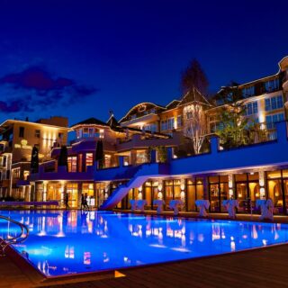 Hotelansicht Bei Nacht Hotel Panorama Royal