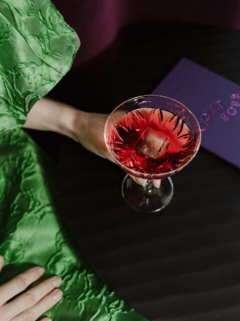 GrandElisabeth Violet Hour Bar Cocktail