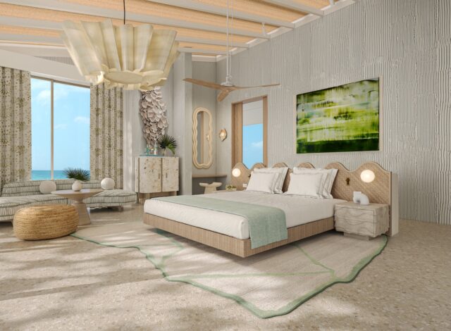 Dot Here Island Nowhere Presidential Villa Master Bedroom