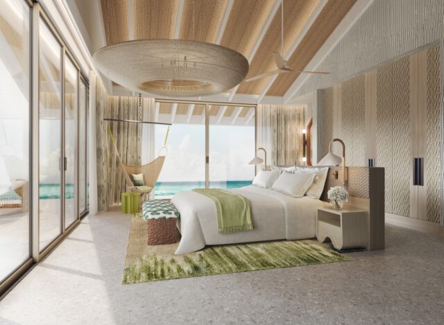 Dot Here Island Nowhere Water Villa Bedroom 3