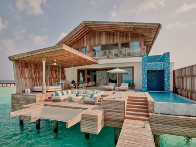 Dot Here Island Somewhere Beach Villa Back View