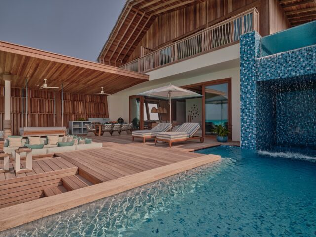Dot Here Island Somewhere Beach Villa Back View Detail