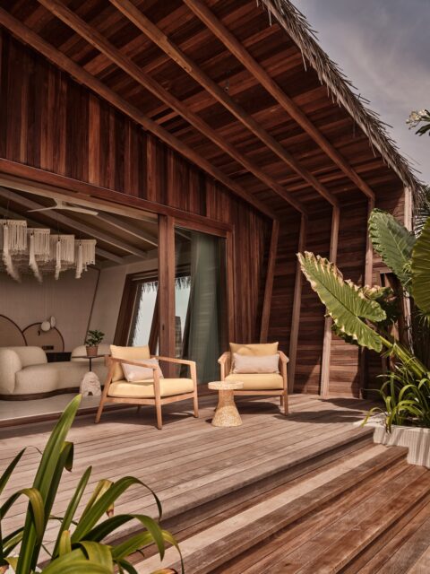 Dot Here Island Somewhere Beach Villa Bedroom Terrace 1