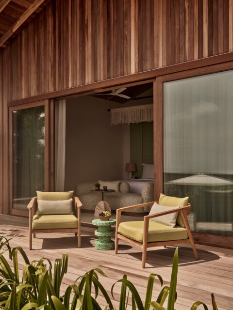 Dot Here Island Somewhere Beach Villa Bedroom Terrace 2