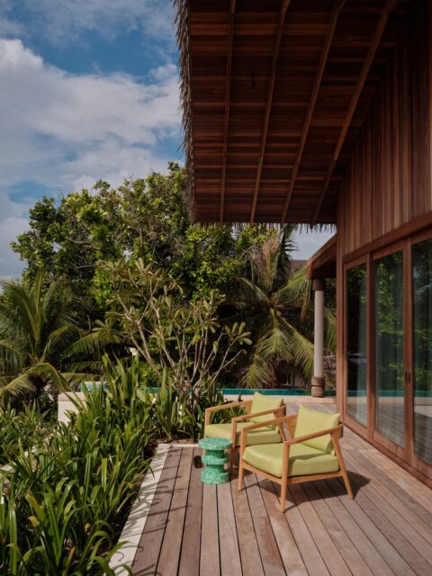 Dot Here Island Somewhere Beach Villa Bedroom Terrace 4