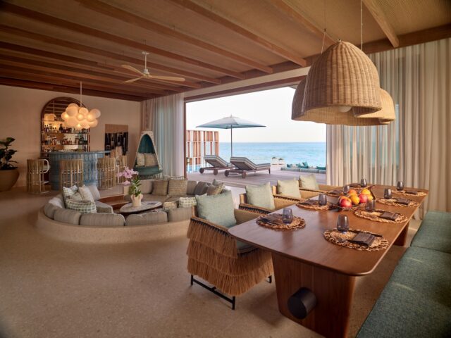 Dot Here Island Somewhere Beach Villa Dining Room 5