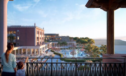 Ansicht Auf Die Hotelanlage Cavallino Bianco Caorle Venezia