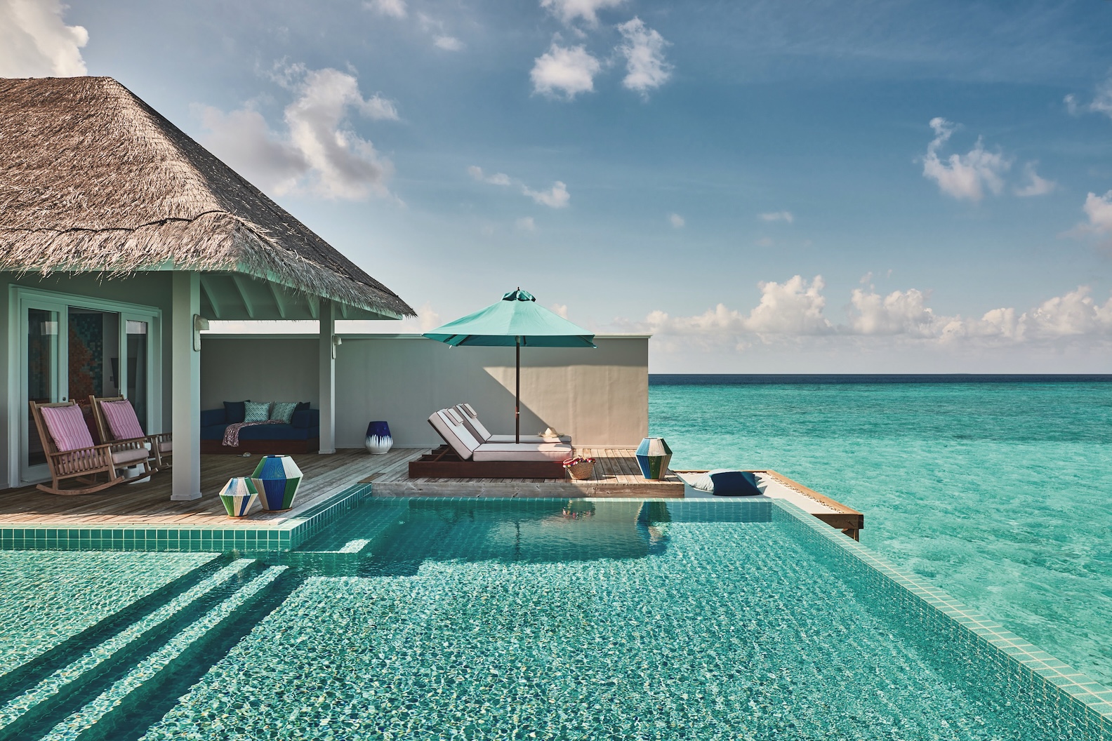 Finolhu Maldives Two Bedroom Rockstar Villa Sundeck And Pool