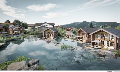 Die Wunderschoene Ansicht Der Neuen Chalets Alpzitt Chalets
