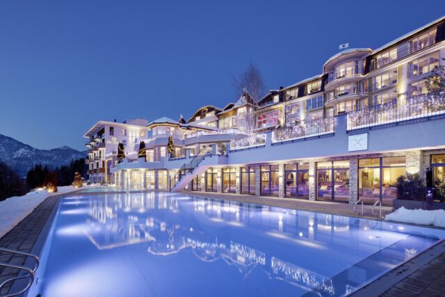 Aussenansicht Im Winter Hotel Panorama Royal