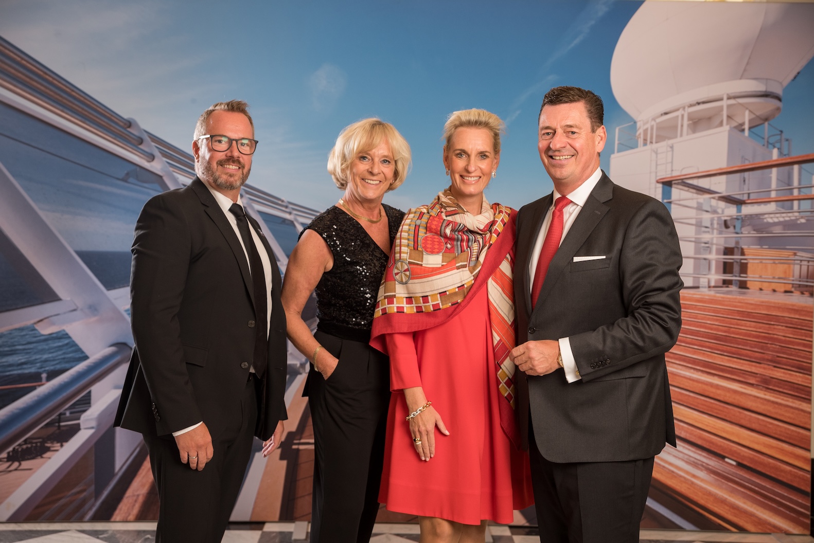 20250918 PM Jubiläums Event Cunard Lutz Waage Anja Tabarelli Christiane Peters Ingo Peters