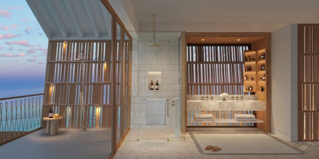 Dot Here Island Somewhere Beach Villa Master Bathroom