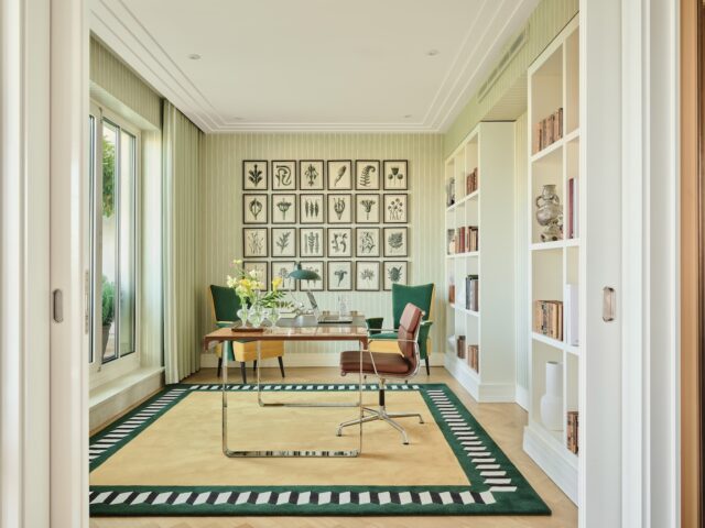 The Charles Hotel Monforte Suite Arbeitszimmer