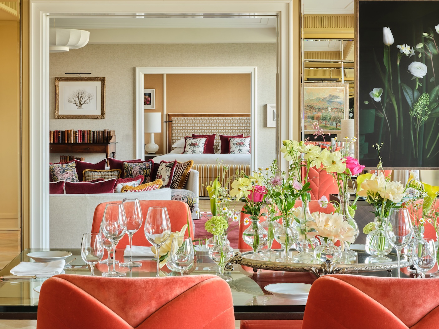 The Charles Hotel Monforte Suite Esszimmer Eingedeckt