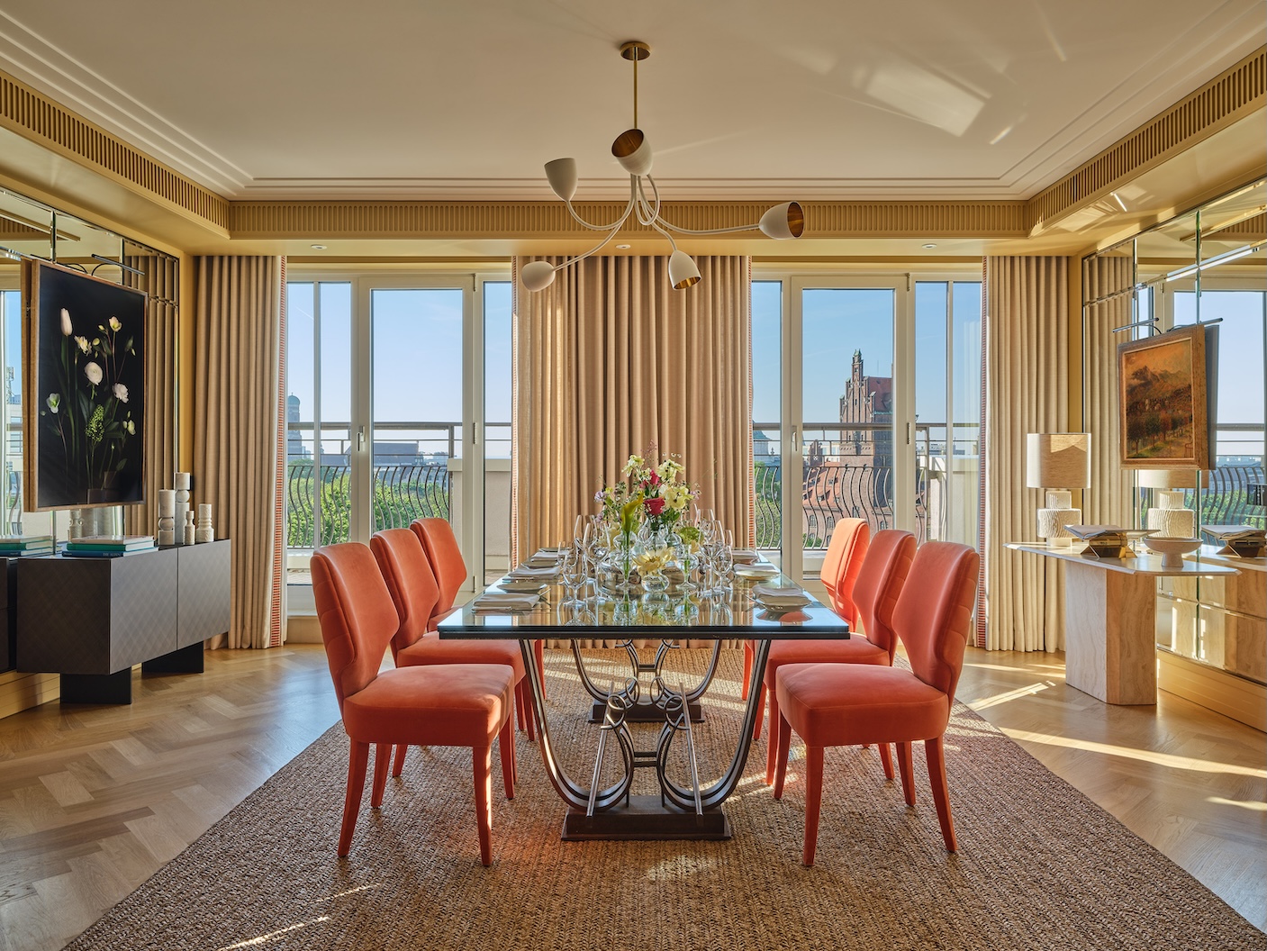 The Charles Hotel Monforte Suite Esszimmer