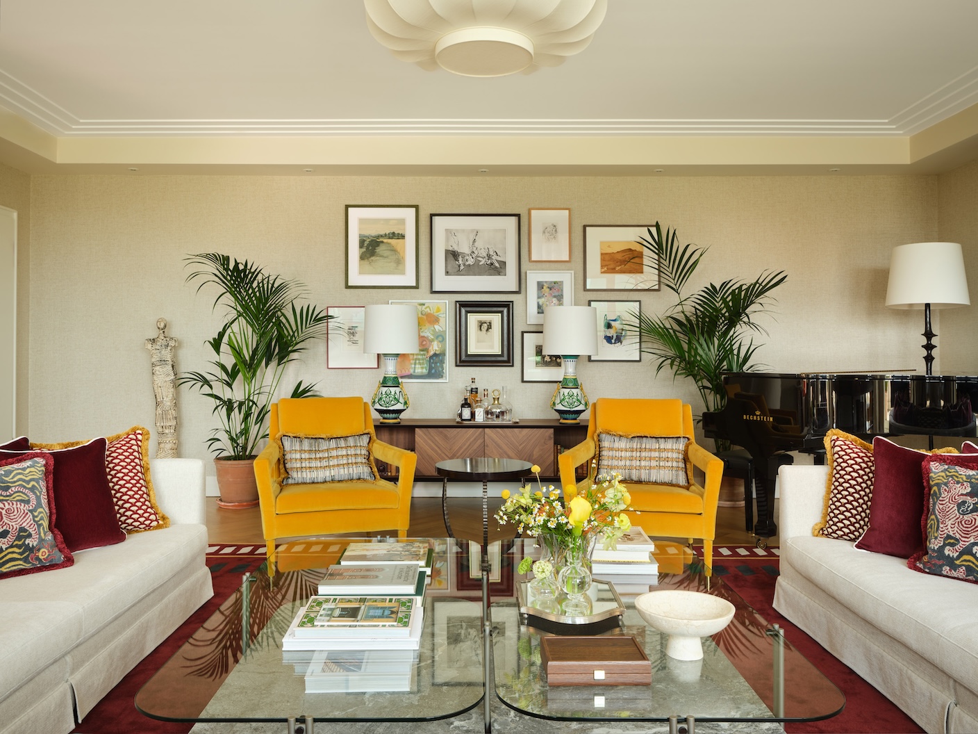 The Charles Hotel Monforte Suite Wohnzimmer