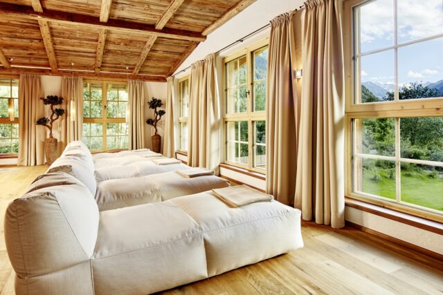 SPA Hotel Jagdhof SPA CHALET Ruheraum Panorama