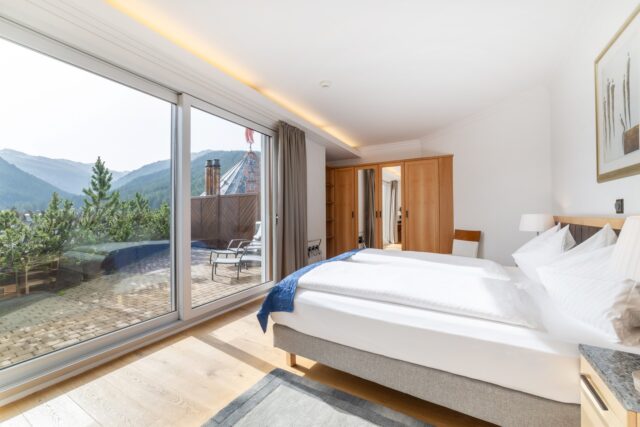 Doppelzimmer Superior C Turmhotel Victoria Davos