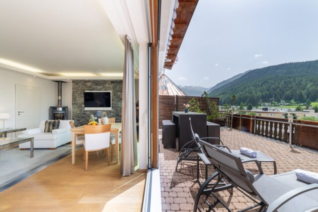 President Suite Mit Terrasse C Turmhotel Victoria Davos