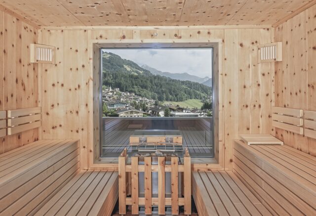 Sauna Im Penthousespa Alpina Zillertal